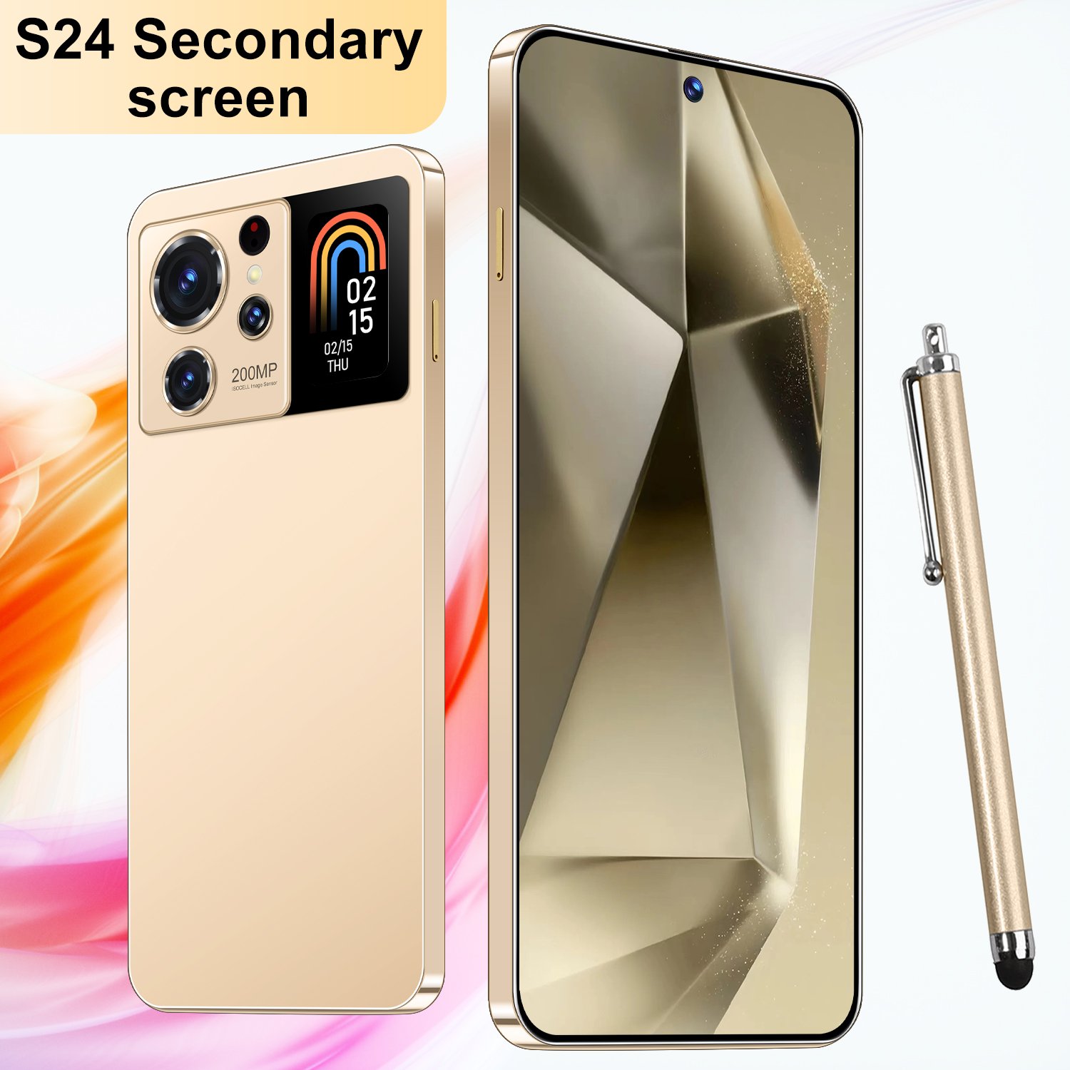 Original S24 Ultra cellphone 7.3Inch Large Screen Android 13.0 Dual SIM Card Mobile Phone 16GB+1TB 4G5G smartphnoes